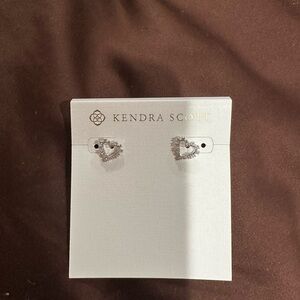 Kendra Scott Clear Crystal Stud Earrings